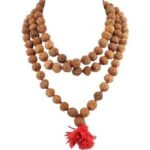 Natural Rudraksha Mala (Beads Size: 6-8 MM)