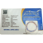 Lapis Lazuli Bracelet - 8 mm - Image 2