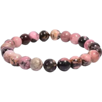 Rhodonite Bracelet - 8 mm