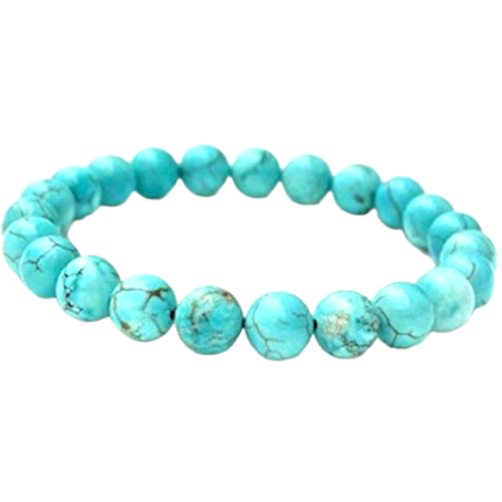 PhotoRoom-20230702_125625 Turquoise Bracelet - 8 mm - Image 1