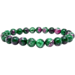 Ruby Zoisite Bracelet - 8 mm