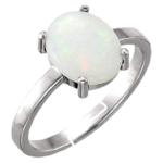 Certified Opal Ring in Silver - Image 3