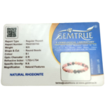 Rhodonite Bracelet - 8 mm - Image 2