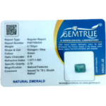 Emerald (Panna)- 3.5 Carat (3.84 Ratti) - Origin -Zambia - Image 2