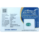Emerald (Panna) - 2.79 Carat (3.06 Ratti) - Origin - Zambia - Image 2