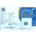 Emerald (Panna) - 3.51 Carat (3.85 Ratti) - Origin - Zambia - Image 2