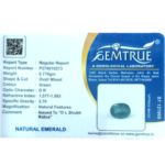 Emerald (Panna)- 3.83 Carat (4.26 Ratti) - Origin - Zambia - Image 2