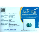 Emerald (Panna)- 3.61 Carat (3.96 Ratti) - Origin -Zambia - Image 2