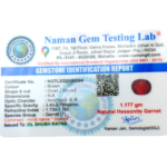 Hessonite (Gomed)- 5.88 Carat (6.46 Ratti) - Origin - Africa - Image 2