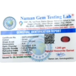 Hessonite (Gomed)- 6.22 Carat (6.84 Ratti) - Origin - Africa - Image 2