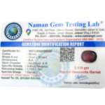 Hessonite (Gomed)- 11.69 Carat (12.84 Ratti) - Origin - Africa - Image 2