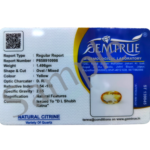 Citrine - 5.5 Carat (6.04 Ratti) - Origin - Africa - Image 2