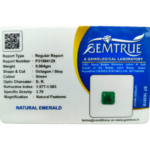 Emerald (Panna)-4.82 Carat (5.29 Ratti)-Origin -Zambia - Image 2