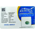 Emerald (Panna)-5.55 Carat (6.10 Ratti)-Origin -Zambia - Image 2