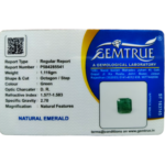 Emerald (Panna)-5.58 Carat (6.13 Ratti)-Origin -Zambia - Image 2
