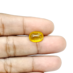 Yellow Sapphire-4.4 Carat (4.9 Ratti)-Origin-Bangkok - Image 3