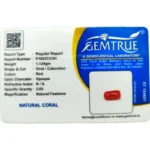 Red Coral Stone-5.62 Carat (6.17 Ratti)-Origin-Italy - Image 2