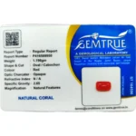 Red Coral Stone-5.98 Carat (6.57 Ratti)-Origin-Italy - Image 2