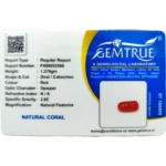 Red Coral Stone-6.88 Carat (7.56 Ratti)-Origin-Italy - Image 2