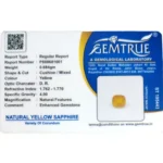 Yellow Sapphire-3.42 Carat (3.75 Ratti)-Origin-Bangkok - Image 2