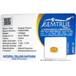 Yellow Sapphire-4.19 Carat (4.60 Ratti)-Origin-Bangkok - Image 2