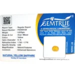 Yellow Sapphire-3.1 Carat (3.43 Ratti)-Origin-Bangkok - Image 2