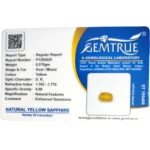 Yellow Sapphire-2.85 Carat (3.13 Ratti)-Origin-Bangkok - Image 2