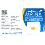Yellow Sapphire-3.6 Carat (3.95 Ratti)-Origin-Bangkok - Image 2