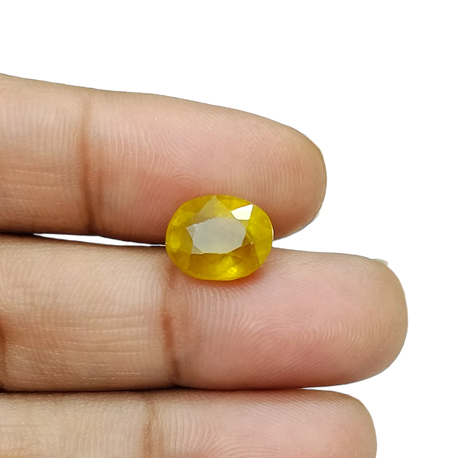 PhotoRoom-20231231_131848 Yellow Sapphire-4.5 Carat (4.94 Ratti)-Origin-Bangkok - Image 1
