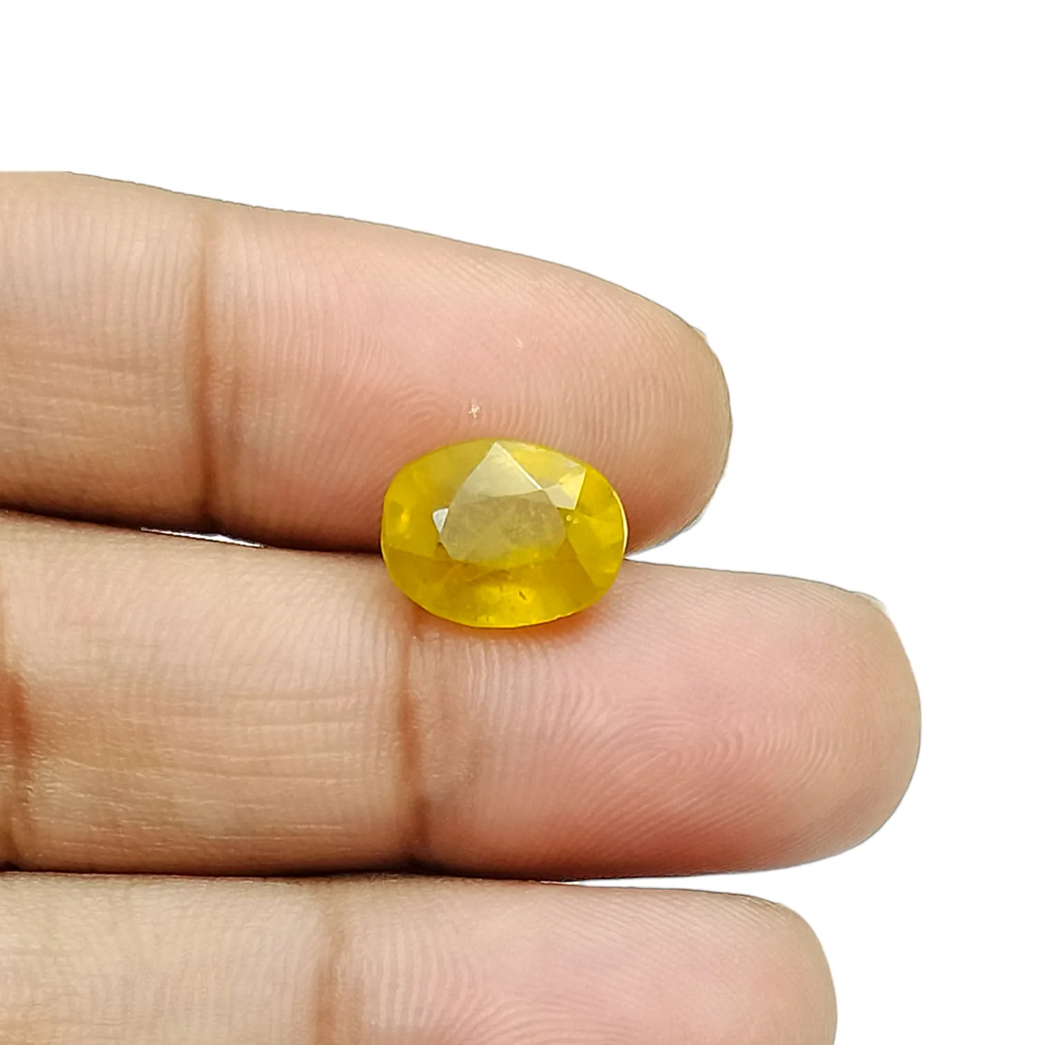 PhotoRoom-20231231_134957 Yellow Sapphire-4.19 Carat (4.60 Ratti)-Origin-Bangkok - Image 1