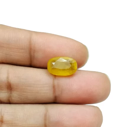 Yellow Sapphire-4.7 Carat (5.25 Ratti)-Origin-Bangkok