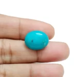 Irani Turquoise (Firoza)- 6.4 Carat (7.08 Ratti)-Origin-Iran - Image 3