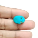 Irani Turquoise (Firoza)- 6.9 Carat (7.63 Ratti)-Origin-Iran - Image 4