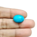 Irani Turquoise (Firoza)- 6.9 Carat (7.63 Ratti)-Origin-Iran - Image 3
