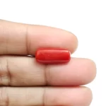 Red Coral Stone-6 Carat (6.59 Ratti)-Origin-Italy - Image 5