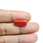 Red Coral Stone-6.68 Carat (7.34 Ratti)-Origin-Italy - Image 5