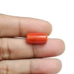 Red Coral Stone-6.54 Carat (7.19 Ratti)-Origin-Italy - Image 4