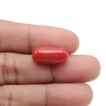 Red Coral Stone-6.68 Carat (7.34 Ratti)-Origin-Italy - Image 4