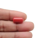 Red Coral Stone-5.62 Carat (6.17 Ratti)-Origin-Italy - Image 5