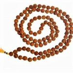 Natural Rudraksha Mala (To be Wear) (Beads Size: 6-7 MM)