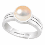 Certified Pearl Ring (Moti) in Silver