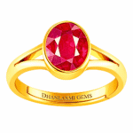 Certified Ruby Ring in Panchdhatu