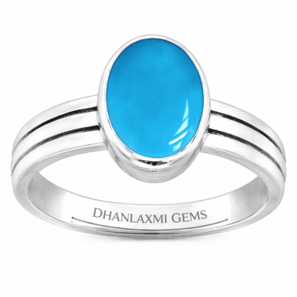 Certified Turquoise Ring: American in Silver